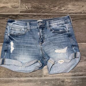 Denim Distressed Women’s Shorts